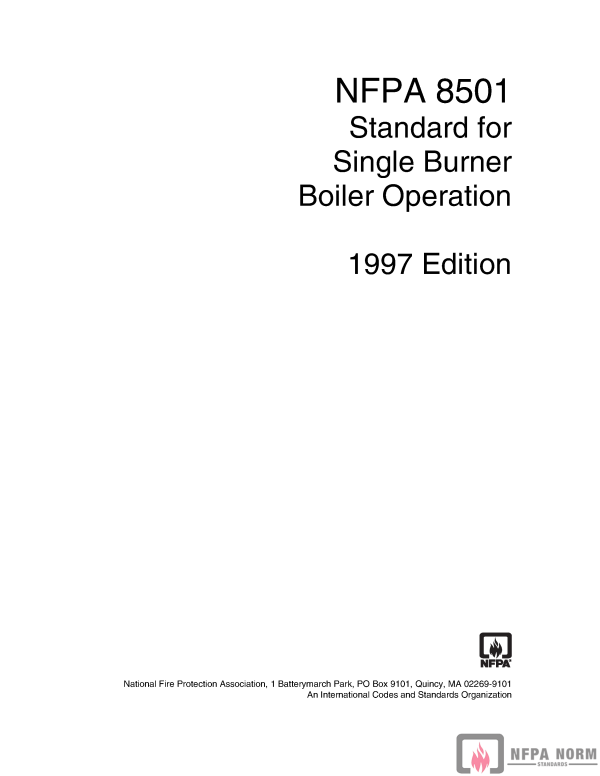 NFPA 8501 PDF